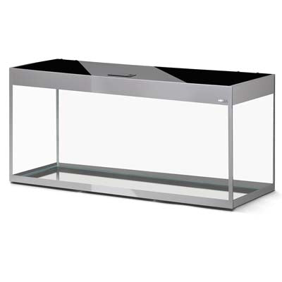 *AQUARIUM GLOSSY 120 GRIS D&N led 3x17w 120x40x63cm 260L (sur cde)