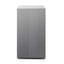 AQUAEL Meuble Glossy Cube Gris 50x50x90 cm Portes Acrylique Brillantes