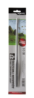 STRAIGHT TWEEZERS 27cm AQUAEL