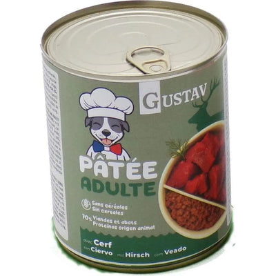 GUSTAV Pâtée Chien Adulte Gibier 800g