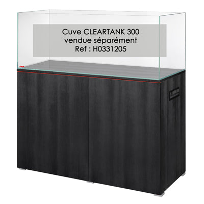 EHEIM Meuble ClearCab 300 Noir 120x50x80cm pour Aquarium 300L