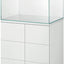 EHEIM Proxima Scape 175 Aquarium 175L 71x51x125cm 8mm Blanc Brillant avec Meuble
