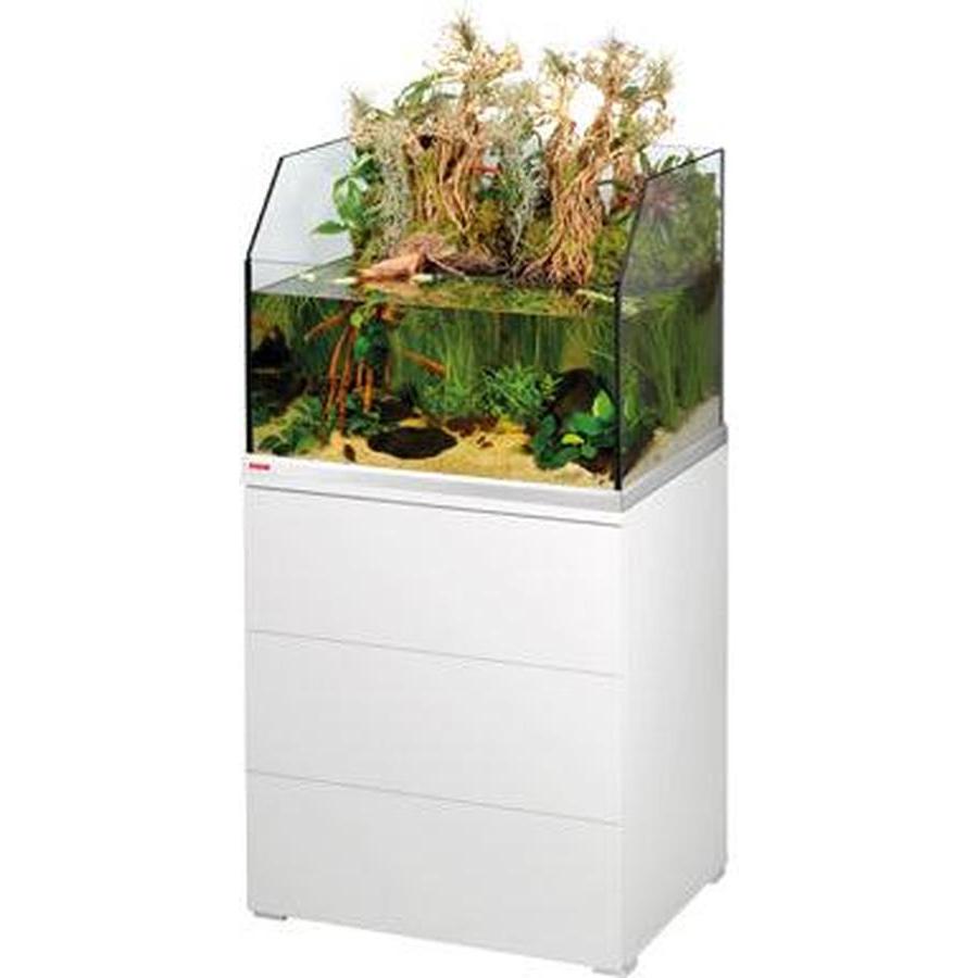 EHEIM Proxima Fauna 113 Blanc 66x51x125cm 8mm 113L avec Meuble