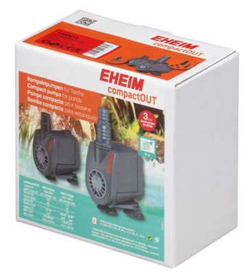 EHEIM Pompe compactON 1000 pour aquarium eau douce et eau de mer Débit réglable 400-1000 L/h 15W