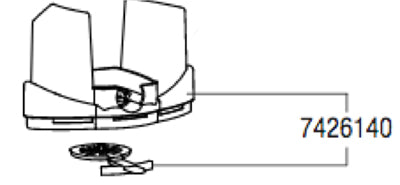 CARTER DE POMPE AVEC REGULATEUR DE D'BIT 2206/2208 EHEIM