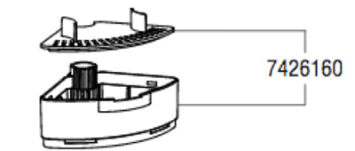 BOITIER AVEC COUVERCLE POUR 2206-2208 EHEIM