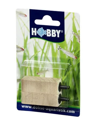 HOBBY-DOSHE AQUARISTIK Diffuseur Bois 45x15x15mm 2 pièces Blister