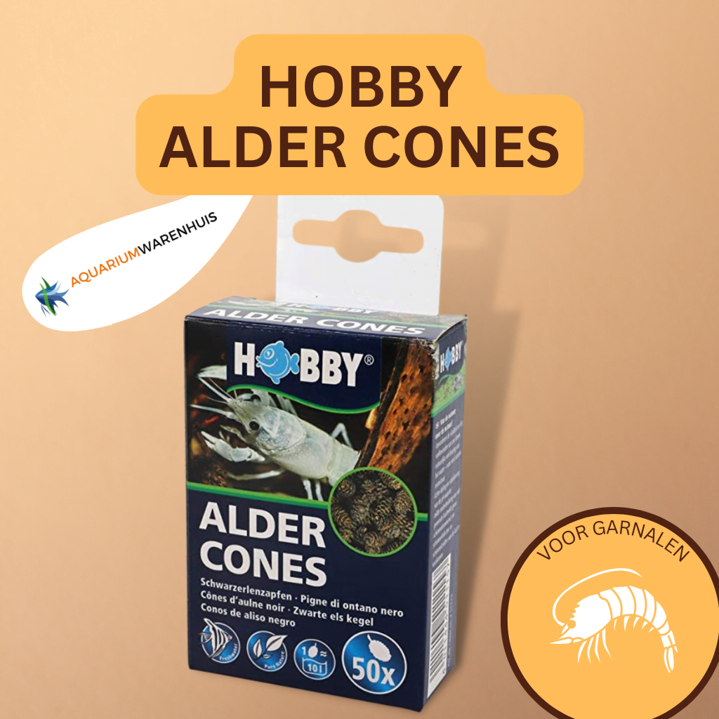 HOBBY-DOSHE AQUARISTIK Alder Cones 50 pièces