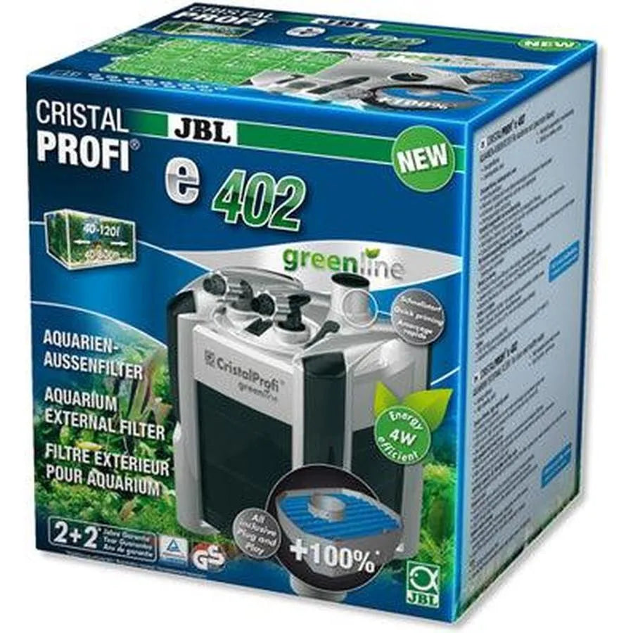 Filtre Externe JBL CristalProfi e402 greenline - pour aquarium de 40 à 120 L