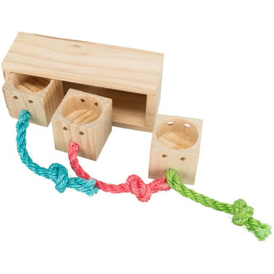 TRIXIE Cube snack en bois 15 x 5,5 x 6 cm