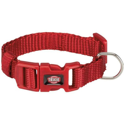 TRIXIE Premium Collier pour Chien Nylon Réglable Noir 25-40 cm x 1,5 cm
