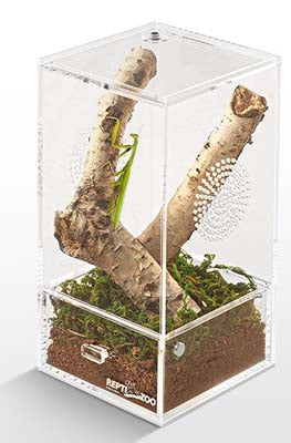 BOITE INSECTES ACRYLIQUE 10.2x10.2x20.3cm REPTIZOO