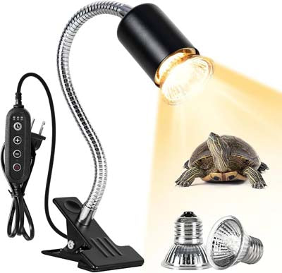 SUPPORT dimmable pr. ampoule E27 avec pince MAXI.50w REPTIZOO