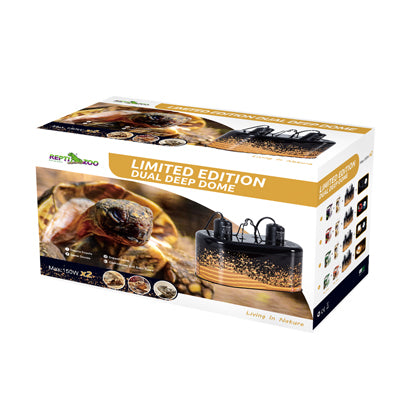 DUAL DOME DESERT POUR LAMPE EN CERAMIQUE REPTIZOO---