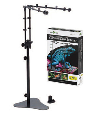 SUPPORT DE LAMPE DOME DOUBLE sur pied  REPTIZOO