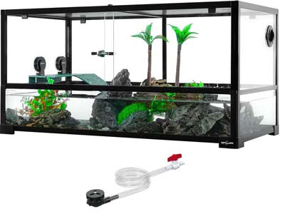 TERRARIUM pr.TORTUES AQUATIQUE  90x45x45cm REPTIZOO