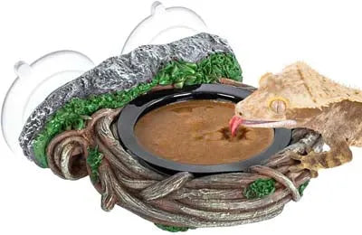 MANGEOIRE ventouses SIMPLE  lianes 10x10x4cm REPTIZOO