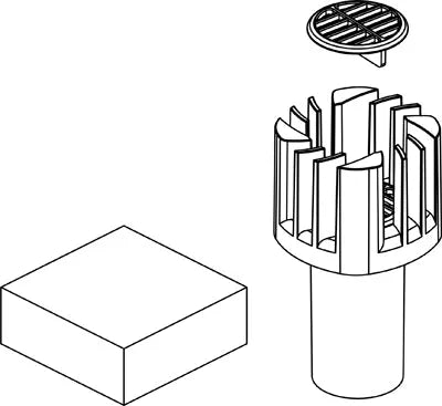 MOUSSE + grille + flotteur pr. filtre SHARK MINI SKIM SICCE