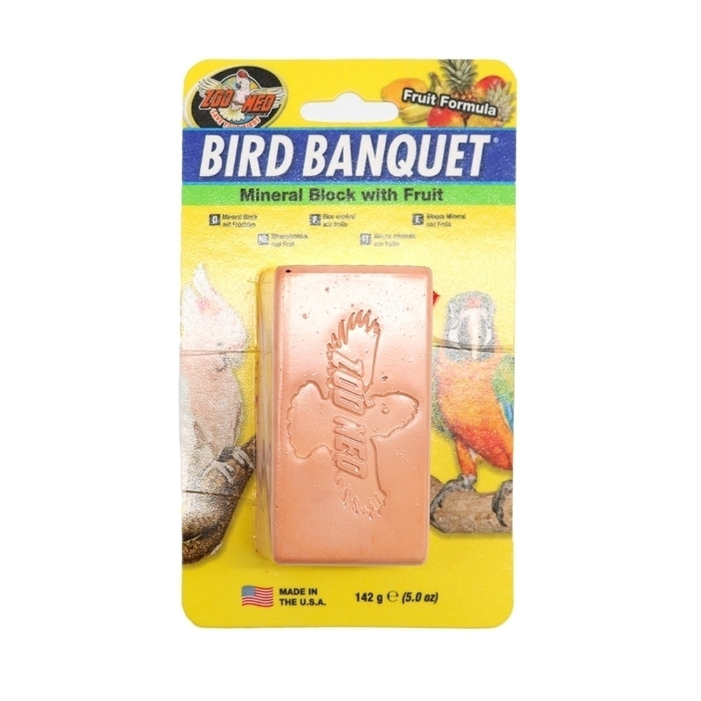 ZOOMED Bird Banquet Mineral Block with Fruit Small 1.25oz