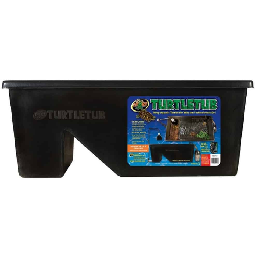 ZOOMED Turtle Tub Bac à tortue aquatique mare plastique 102x56x42 cm