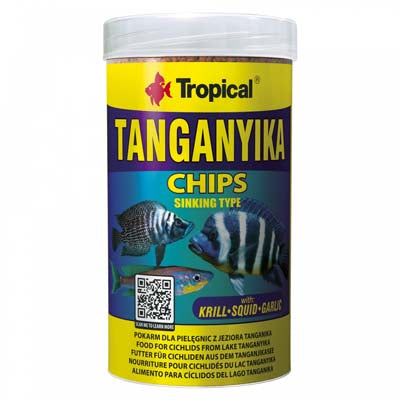 TROPICAL Tanganyika Chips Nourriture pour Cichlidés du Lac Tanganyika 1000ml