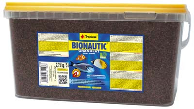 TROPICAL Bionautic Granulat 5L Nourriture granulée complète poissons d'eau de mer