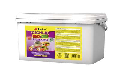 TROPICAL Cichlid Red & Green Medium Sticks 5L/1.8kg