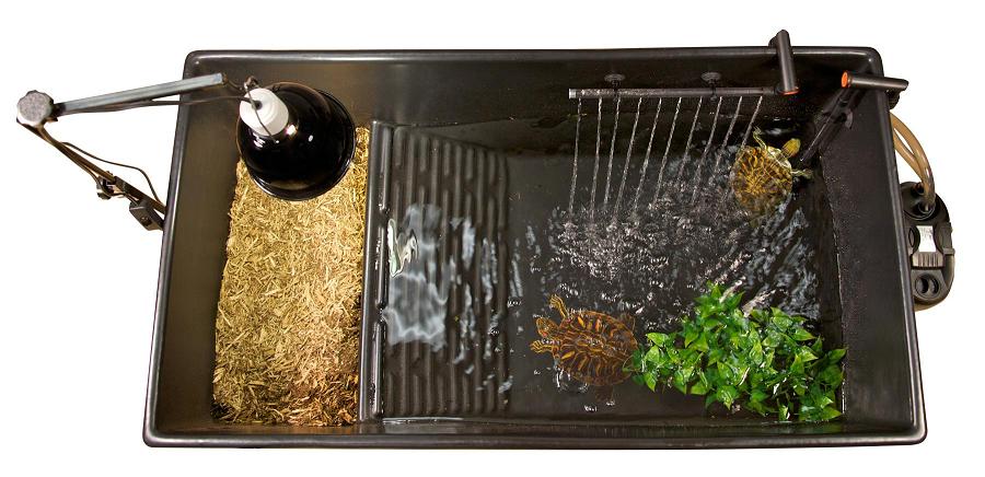 ZOOMED Turtle Tub Bac à tortue aquatique mare plastique 102x56x42 cm