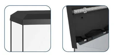 JUWEL PrimoLux 60 2.0 Noir Couvercle d'aquarium LED 60x30cm