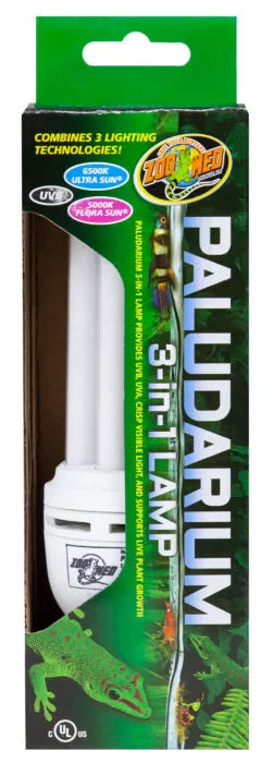 LAMPE PALUDARIUM 3 en 1 UVB 10.0 COMPACT  26W