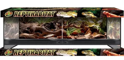 ZOOMED Terrarium Paludarium 91x46x30.5 cm avec nano-aquarium intégré