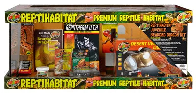 ZOOMED ReptiHabitat Kit Juvenile Dragon Barbu 76x30x30cm Terrarium Complet 20 Gallons