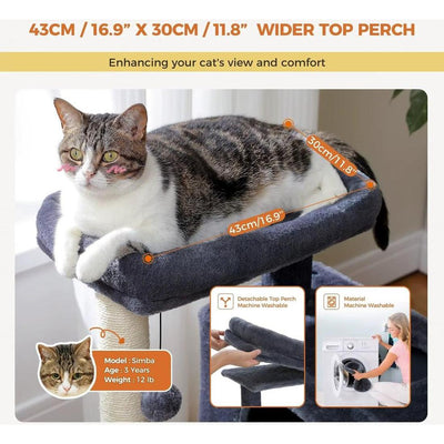 Cat Tree for Large Cats Cat Tower for Indoor 