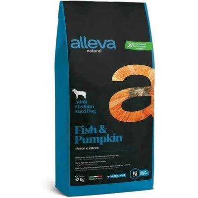 Alleva Natural Poisson & Potiron chien adulte medium/maxi