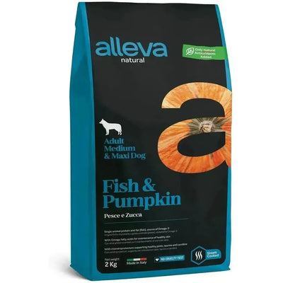 Alleva Natural Poisson & Potiron chien adulte medium/maxi
