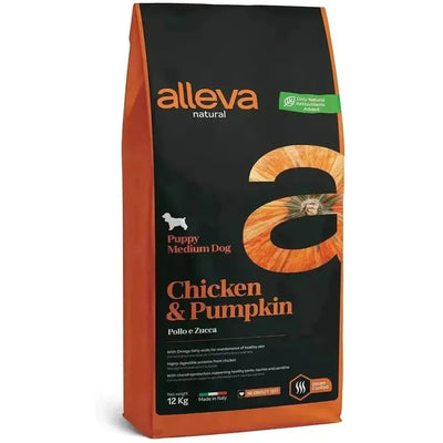 Alleva Natural Poulet & Potiron chiot medium