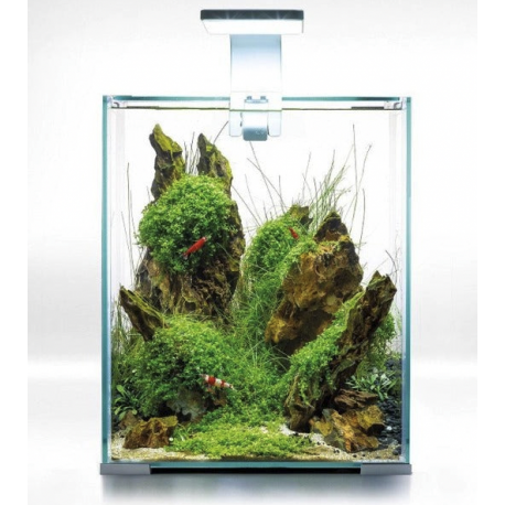 AQUAEL Aquarium Shrimp Set Smart Day & Night 10L Blanc
