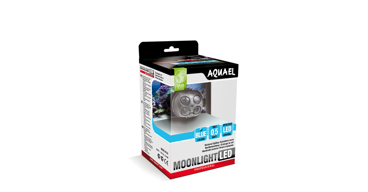 AQUAEL Spot submersible à LED bleu MOONLIGHT Éclairage nocturne pour aquarium