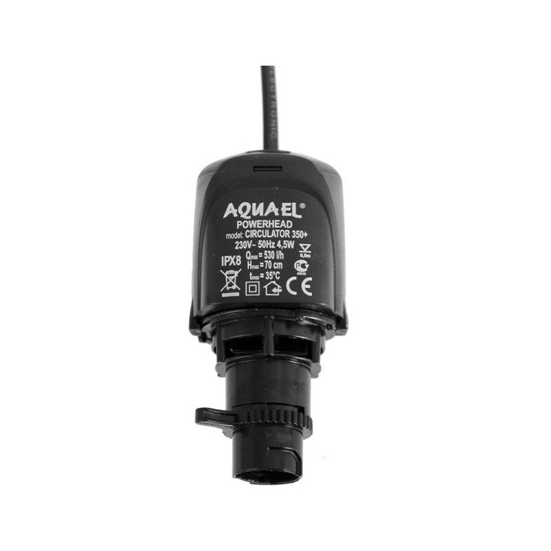 AQUAEL Tête de Pompe Circulator 350+ pour Aquarium Hexa Set 60L Pompe de Filtration 350 L/h 4.5W
