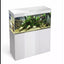 AQUAEL Meuble Glossy 150 Blanc Portes Acrylique 150x50x72cm
