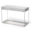 AQUAEL Meuble Glossy 120 Blanc Portes Acrylique pour Aquarium