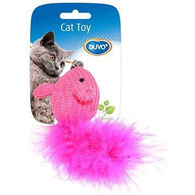 Assortiment De Souris Laine 10x6x4cm bleu/rose