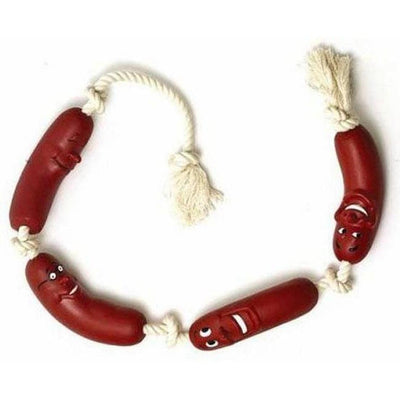 TRIXIE Chaîne Saucisse avec Corde en Vinyle pour Chien 75 cm