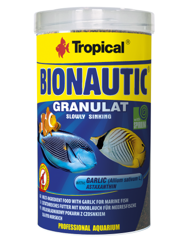 TROPICAL Bionautic Granulat 5L Nourriture granulée complète poissons d'eau de mer