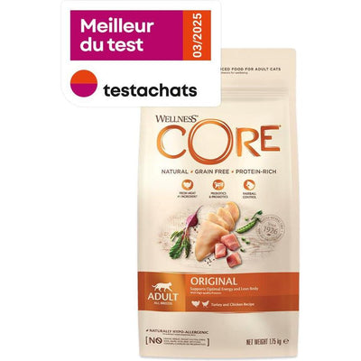 WELLNESS CORE Adult Original Dinde et Poulet