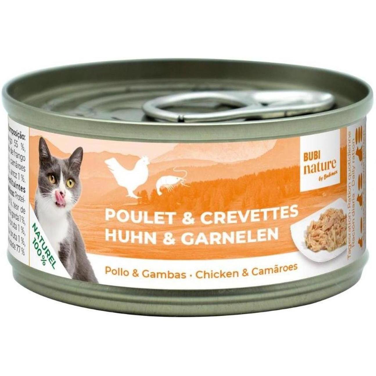 Bubi Nature, poulet/crevettes