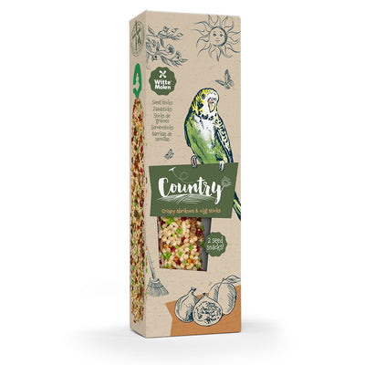 WITTE MOLEN Country Sticks Perruche Abricot & Figue 2 Sticks 60g