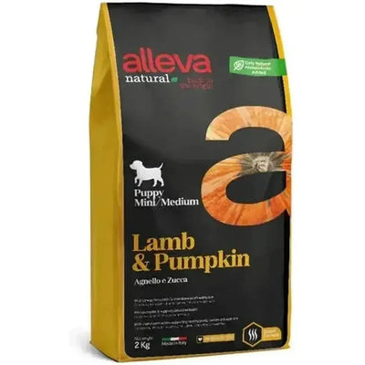Croquettes Alleva Natural Agneau & Potiron chiot mini medium