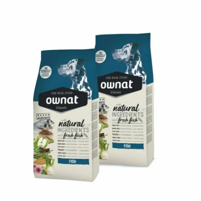 OWNAT Classic Fish Croquettes Chien Adulte Toutes Races Poisson Frais 4kg