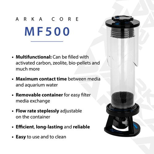 ARKA BIOTECHNOLOGIE Multifilter MF500 Filtre Multifonction Aquarium 500ml
